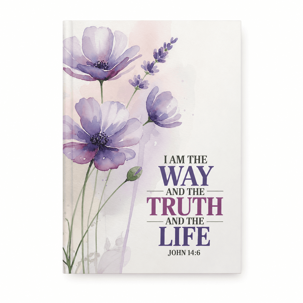 Colour Notepad - Hard Cover - 196 pages - I am the way and the truth and the life.  John 14:6