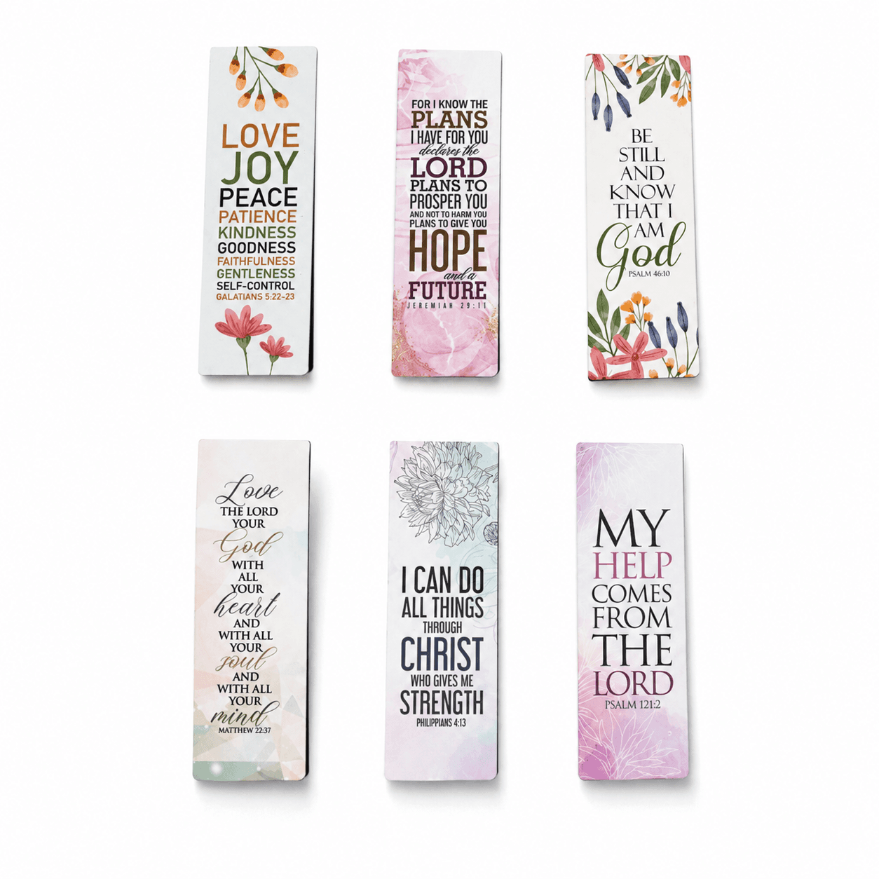 Magnetic Bookmark (Design Set 2) - Set of 6