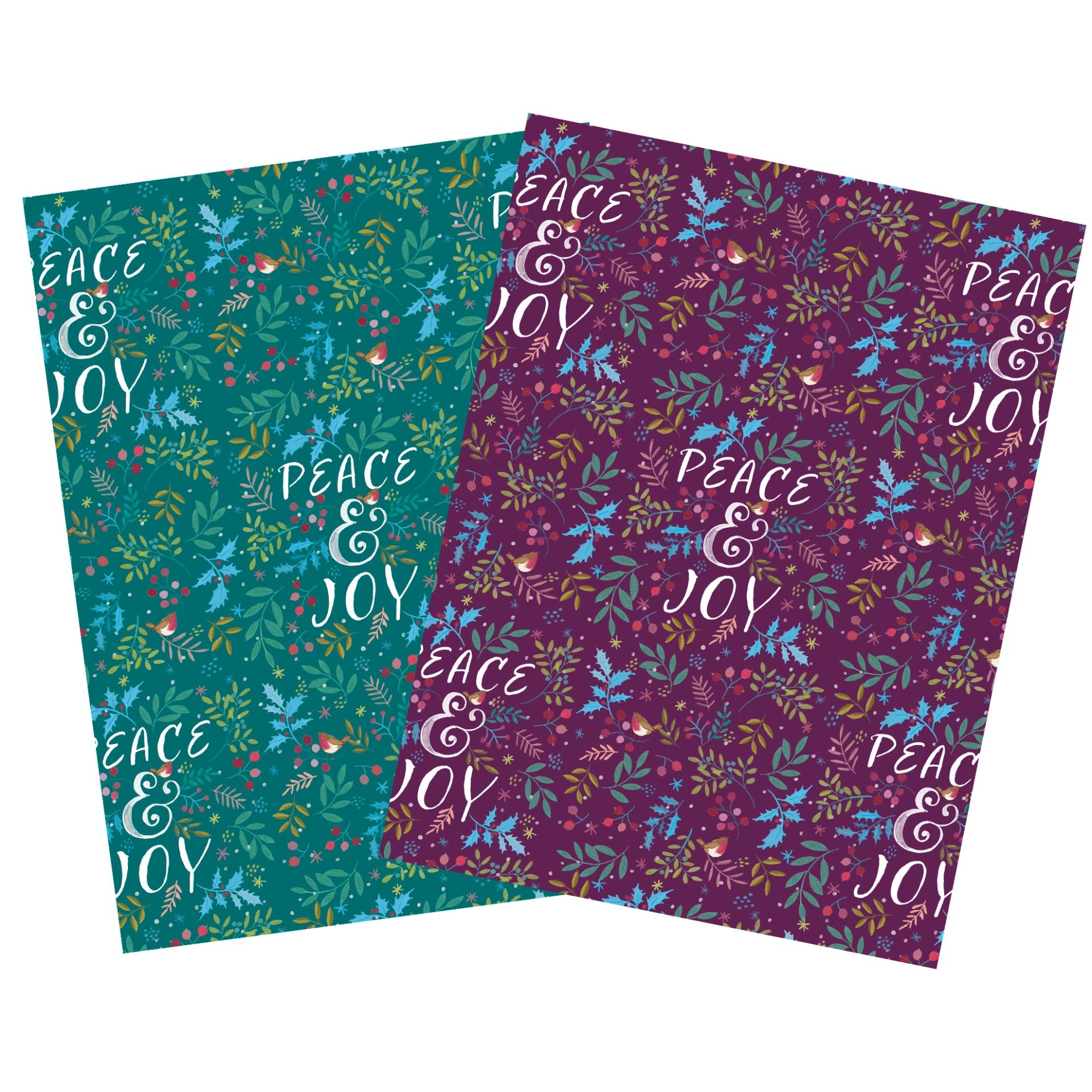 Peace & Joy Festive Gift Wrap