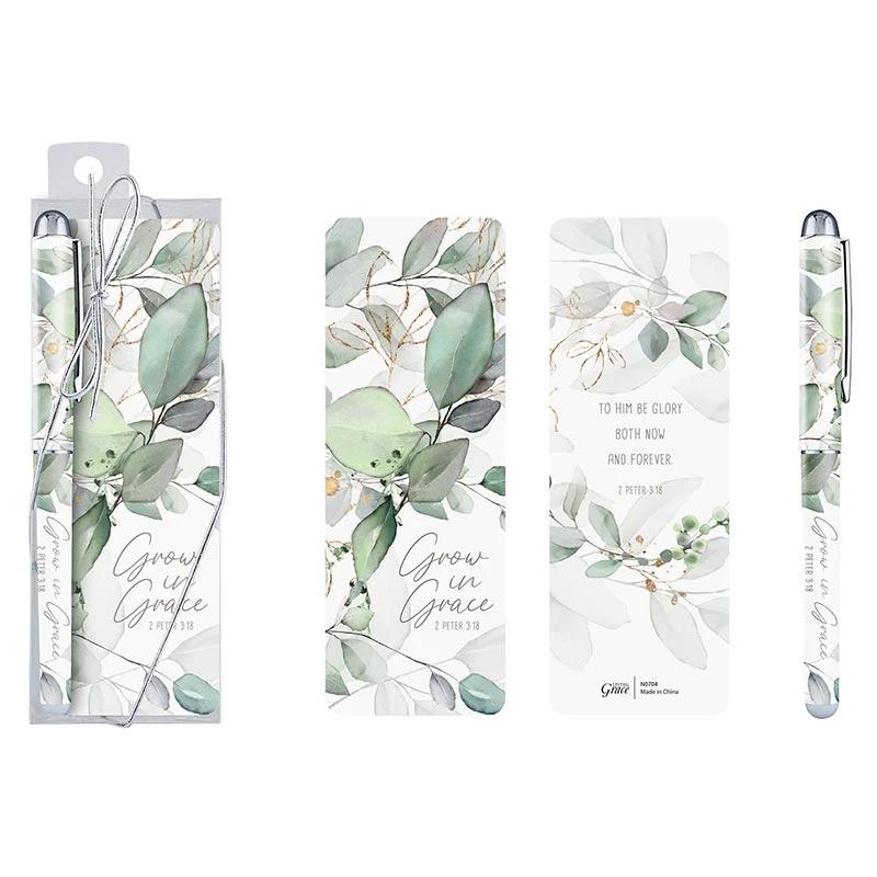 Grow in Grace Gift Pen with Bookmark