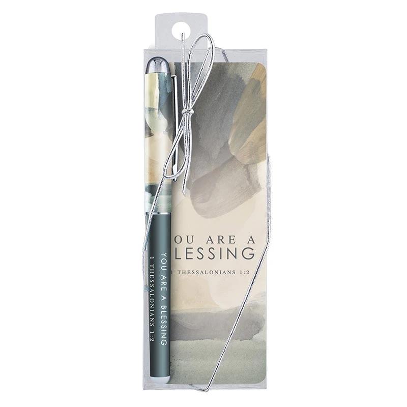 You Are a Blessing Gift Pen with Bookmark