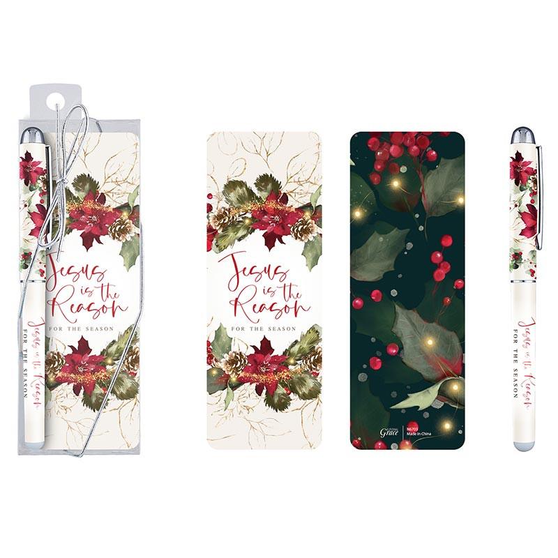 Jesus is the Reason Gift Pen with Bookmark
