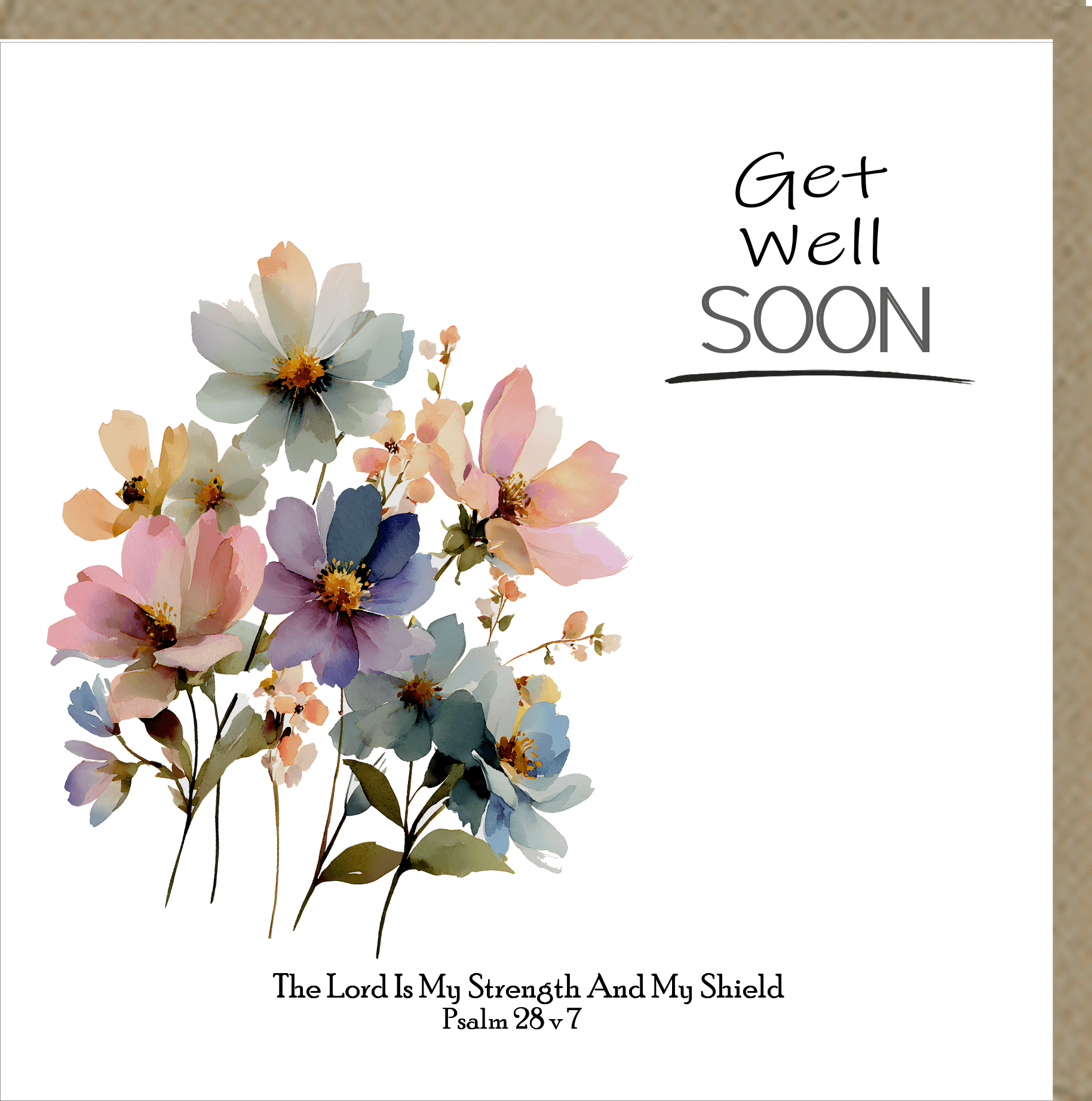Get Well Soon Greetings Card
