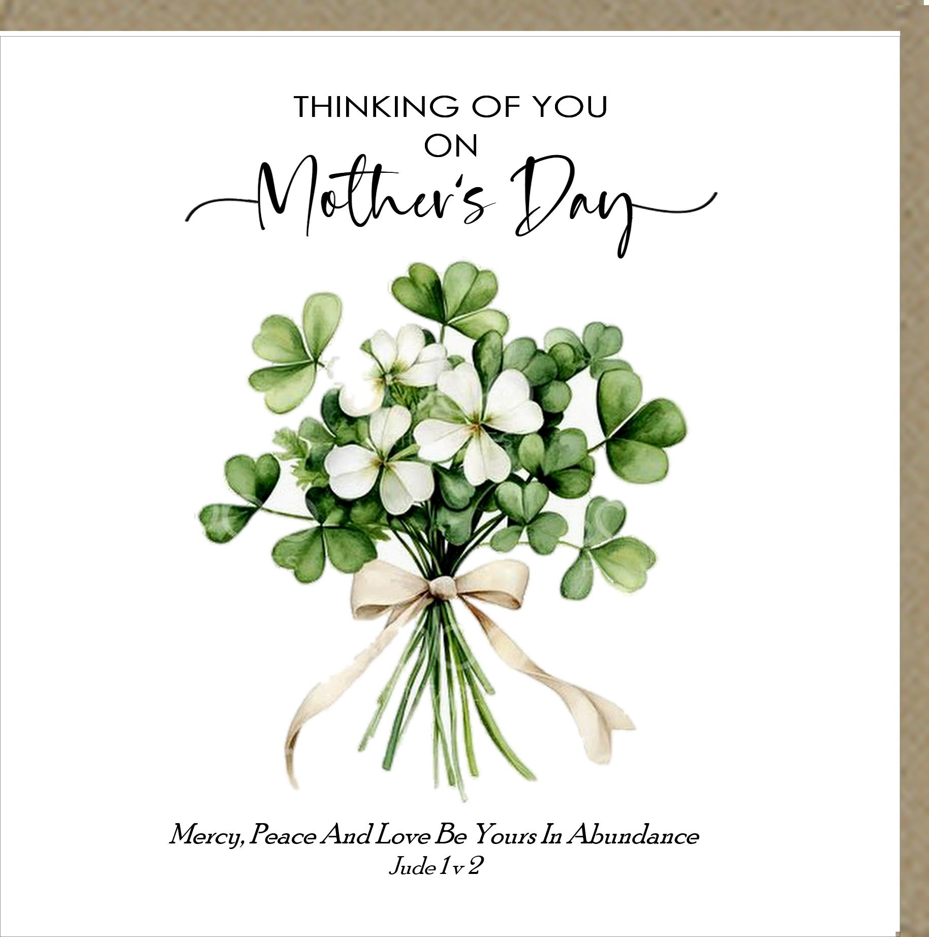 Thinking Of You On Mother's Day Greetings Card