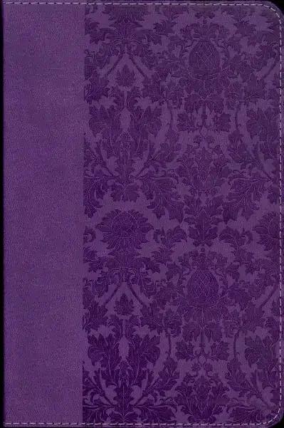 KJV, Large Print, Personal Size, Reference Holy Bible (Purple Imitation Leather)
