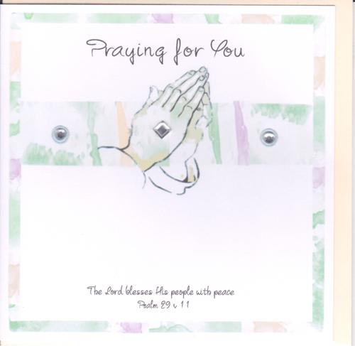 Potty Mouse Praying For You Greetings Card