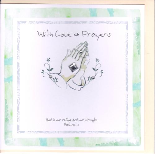 Potty Mouse With Love and Prayers Greetings Card