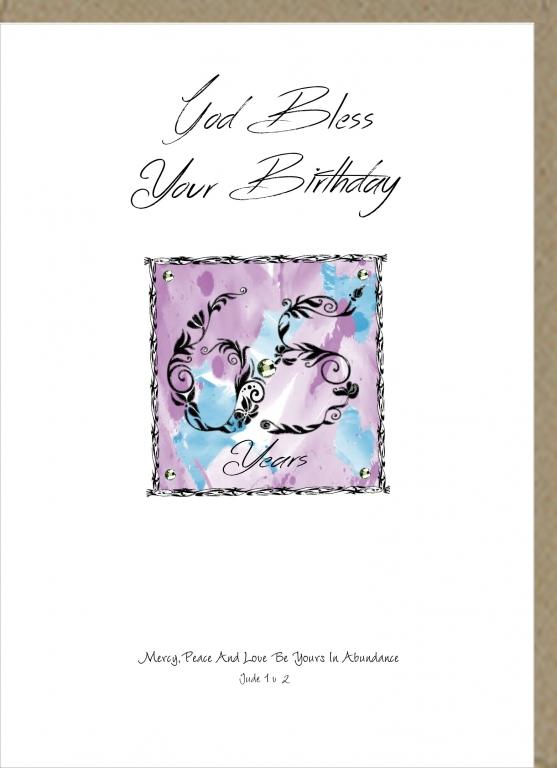 Potty Mouse Greetings Card God Bless Your Birthday 65