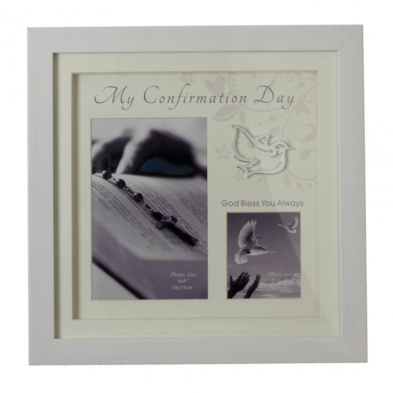 Confirmation Double Photo Frame