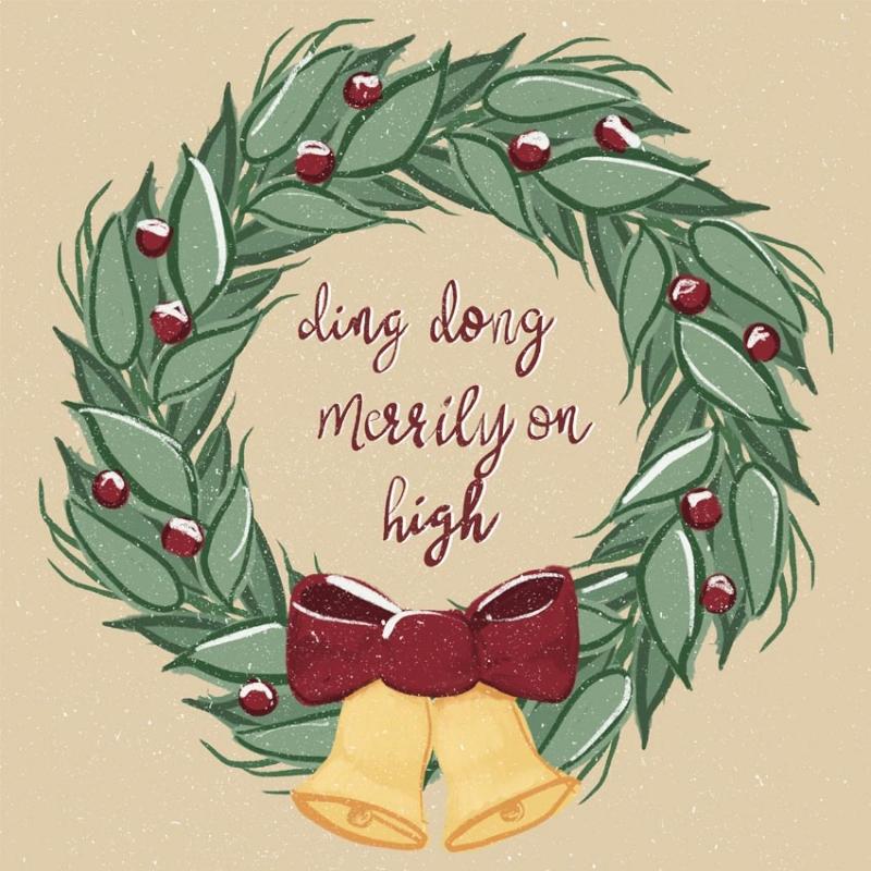 Ding Dong Merrily on High - Pack of 10