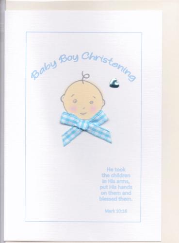 Three Dot Cards - Baby Boy Christening