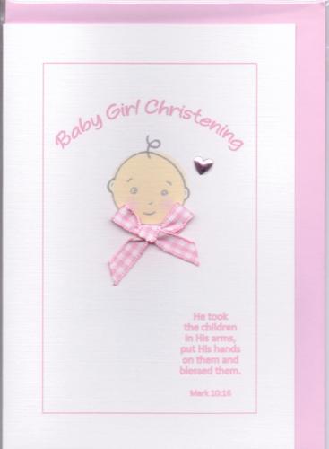 Three Dot Cards - Baby Girl Christening