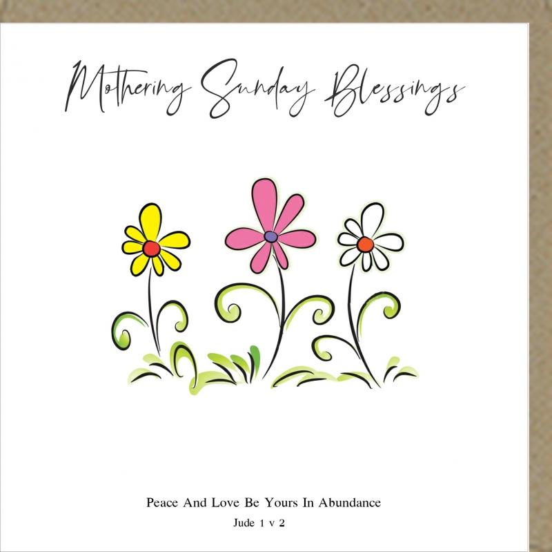 Mothering Sunday Blessings Greetings Card
