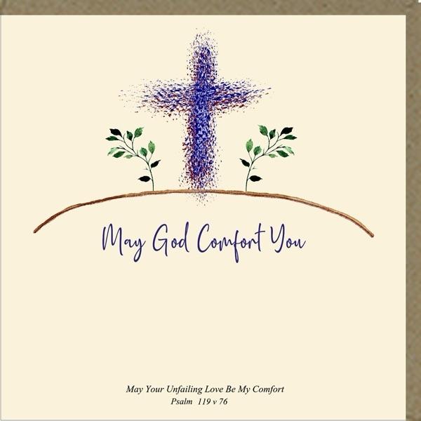 May God Comfort You Greeting Card
