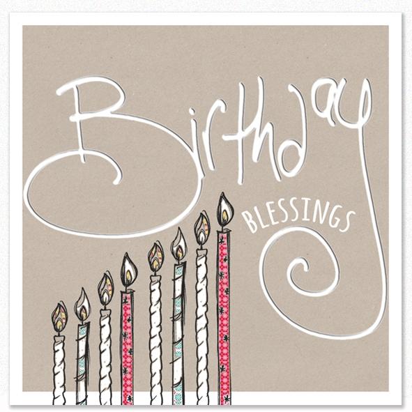 Tracey Russell Greetings Card Birthday Blessings