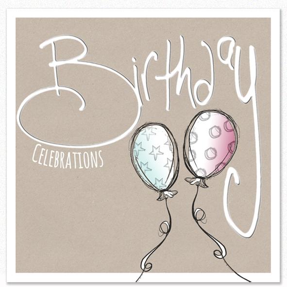 Tracey Russell Greetings Card Birthday Celebrations