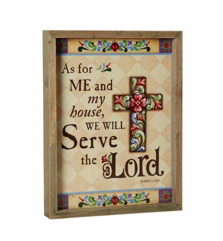 Jim Shore Framed Print - As for me