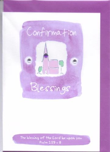 POTTY MOUSE - CONFIRMATION BLESSINGS GREETINGS CARD