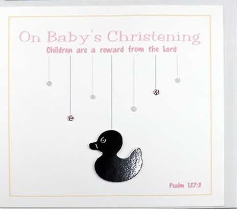 Dangles - On Baby's Christening (Pink)