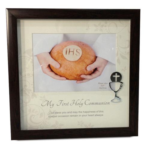 Photo Frame Communion with Metal Icon