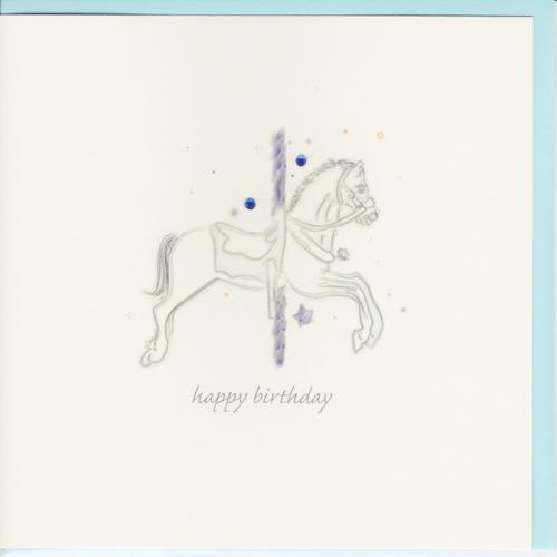 Happy Birthday Horse Greetings Card
