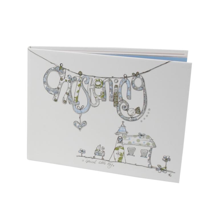Tracey Russell Guest Book - Christening Blue