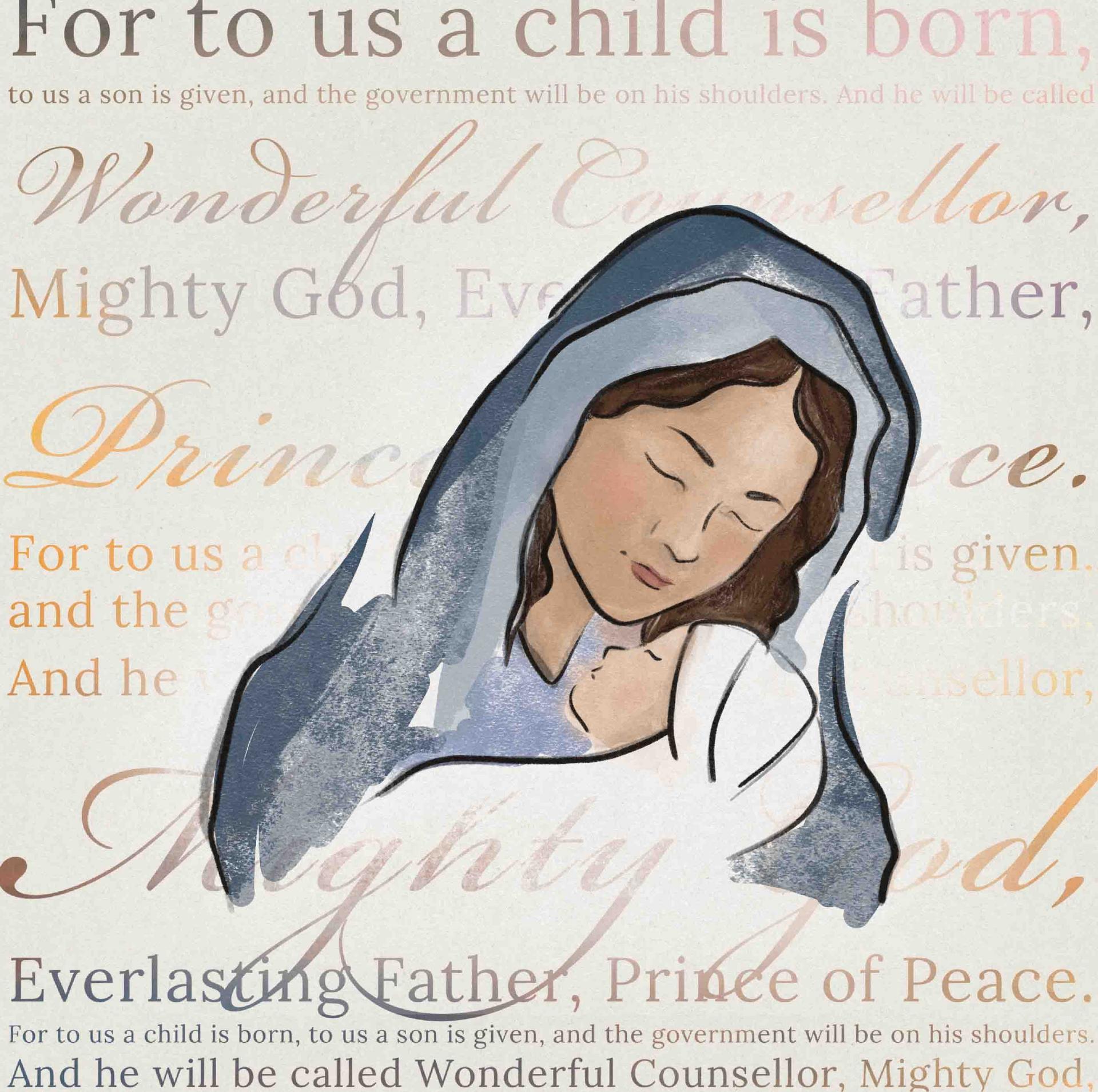 Mary Isaiah 9:6 - Pack of 10