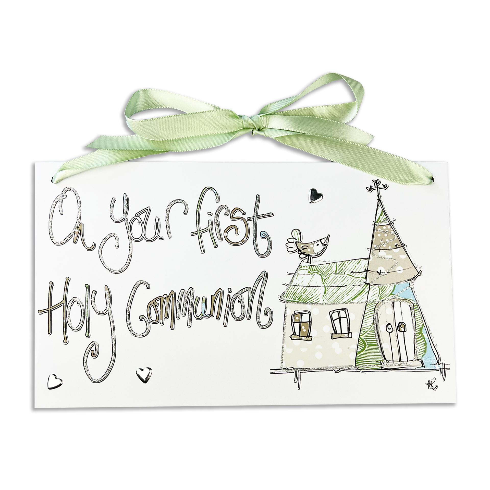 On Your First Holy Communion Boxed Plaque