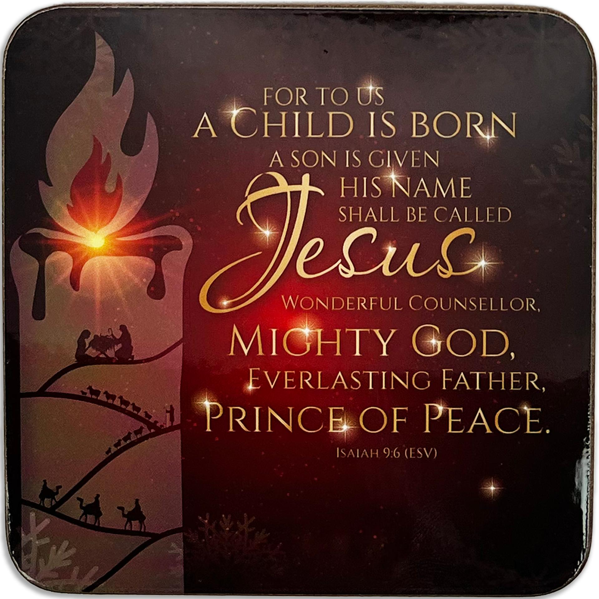 A Child is Born Coaster
