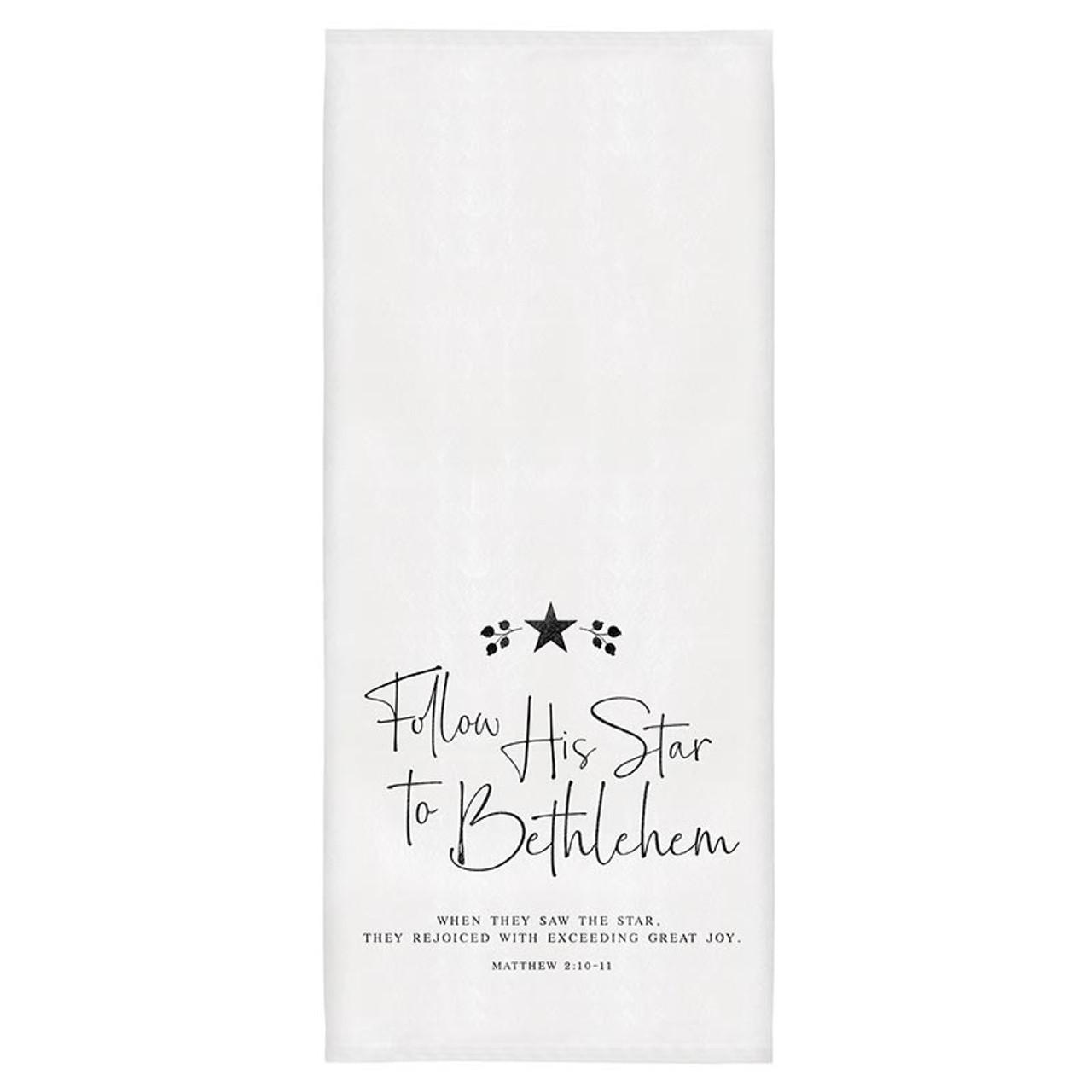 Follow His Star Tea Towel