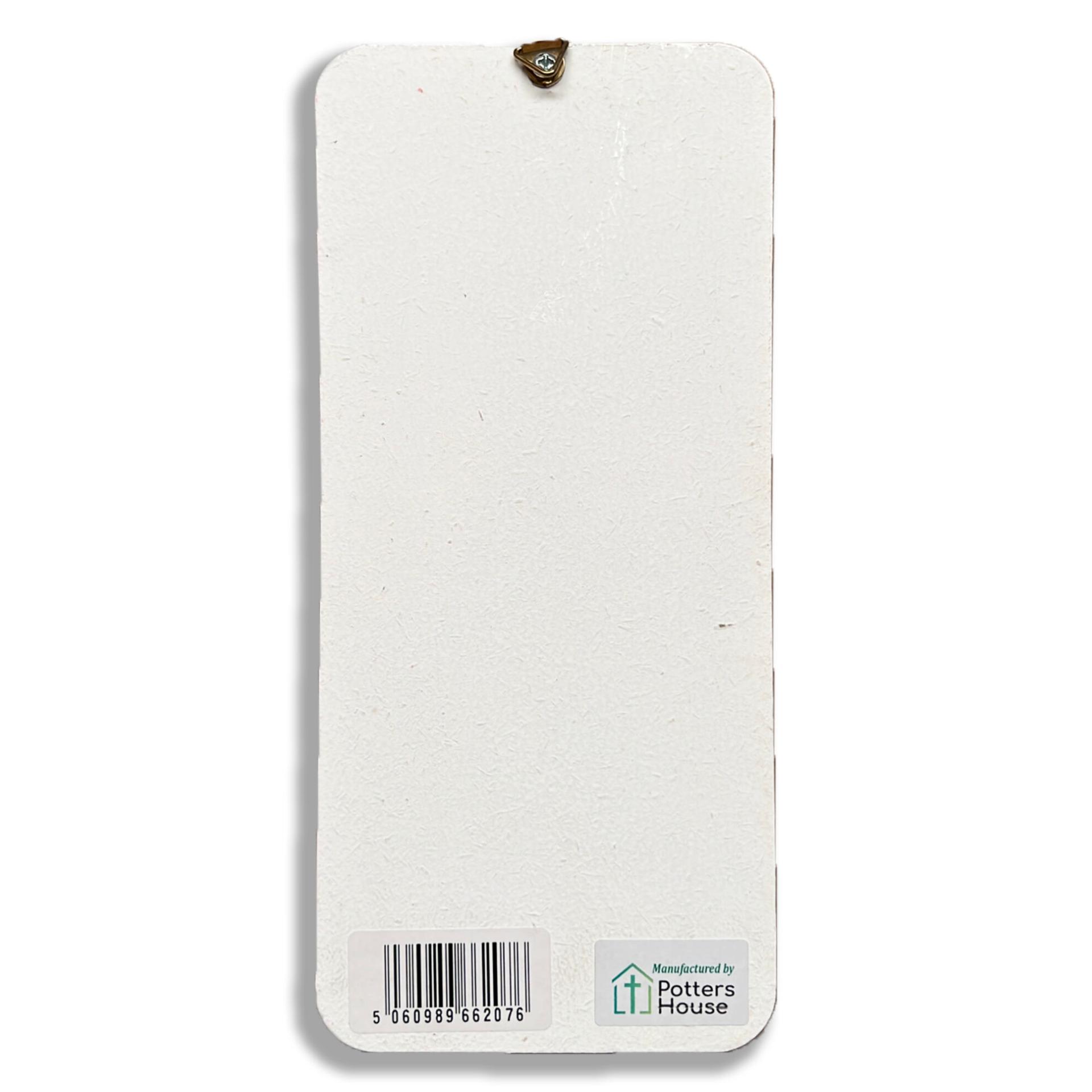Rectangular White Frame - God is our refuge and strength