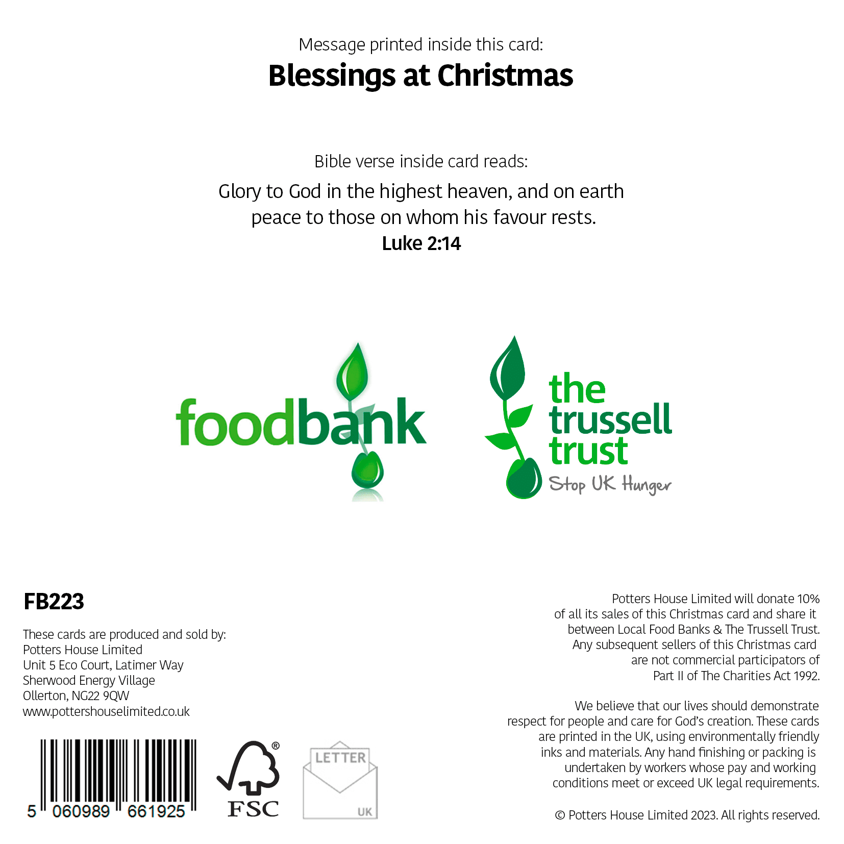Food Bank - Newborn King (Pack of 10)