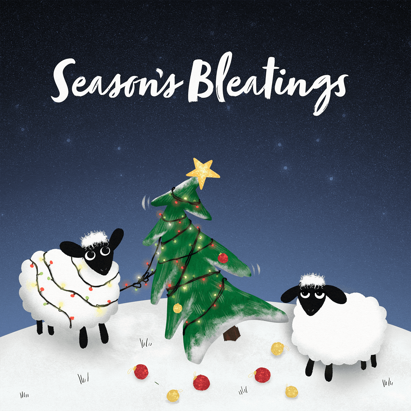 Food Bank - Season's Bleatings (Pack of 10)
