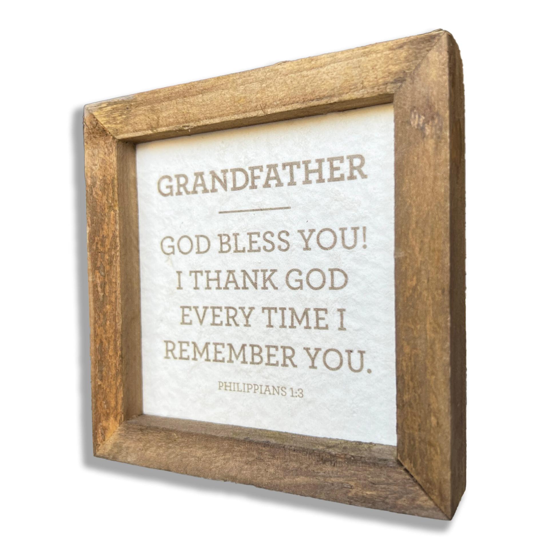 Grandfather Plaque