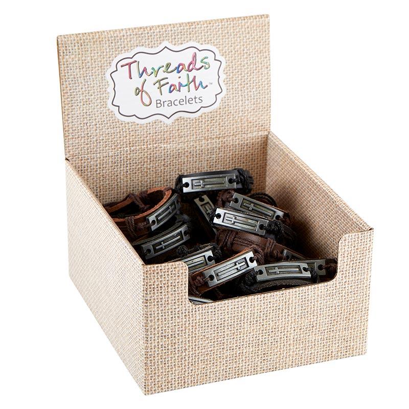 Threads of Faith: Cross Bracelets (Pack of 24)