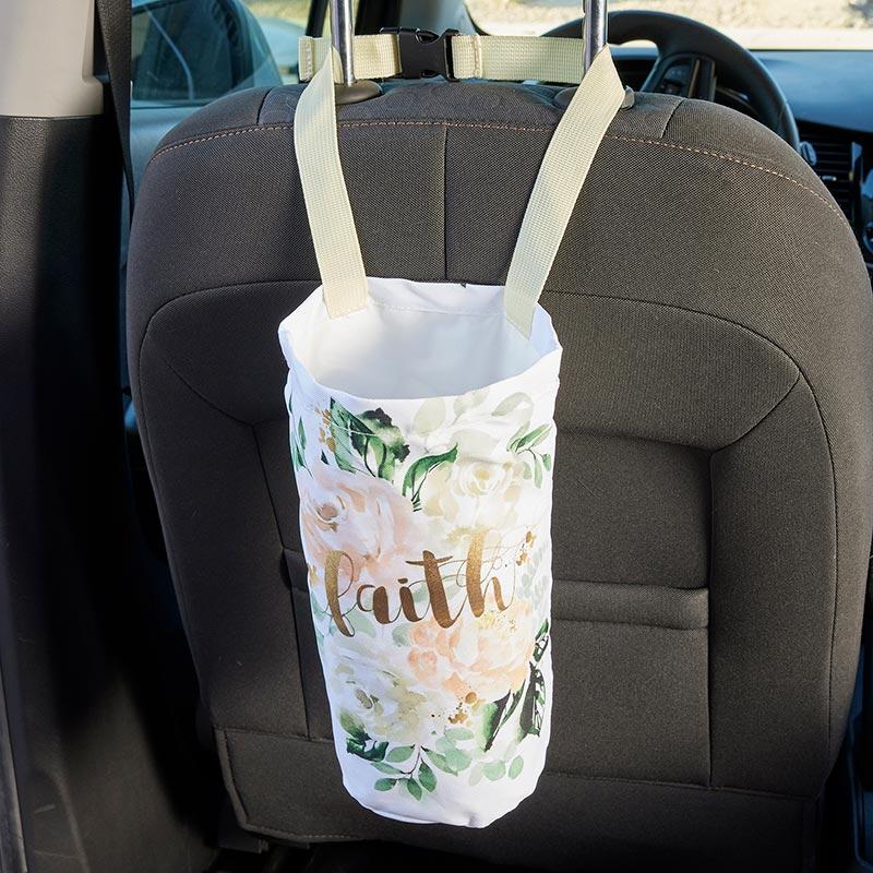 Car Rubbish Bag - Faith