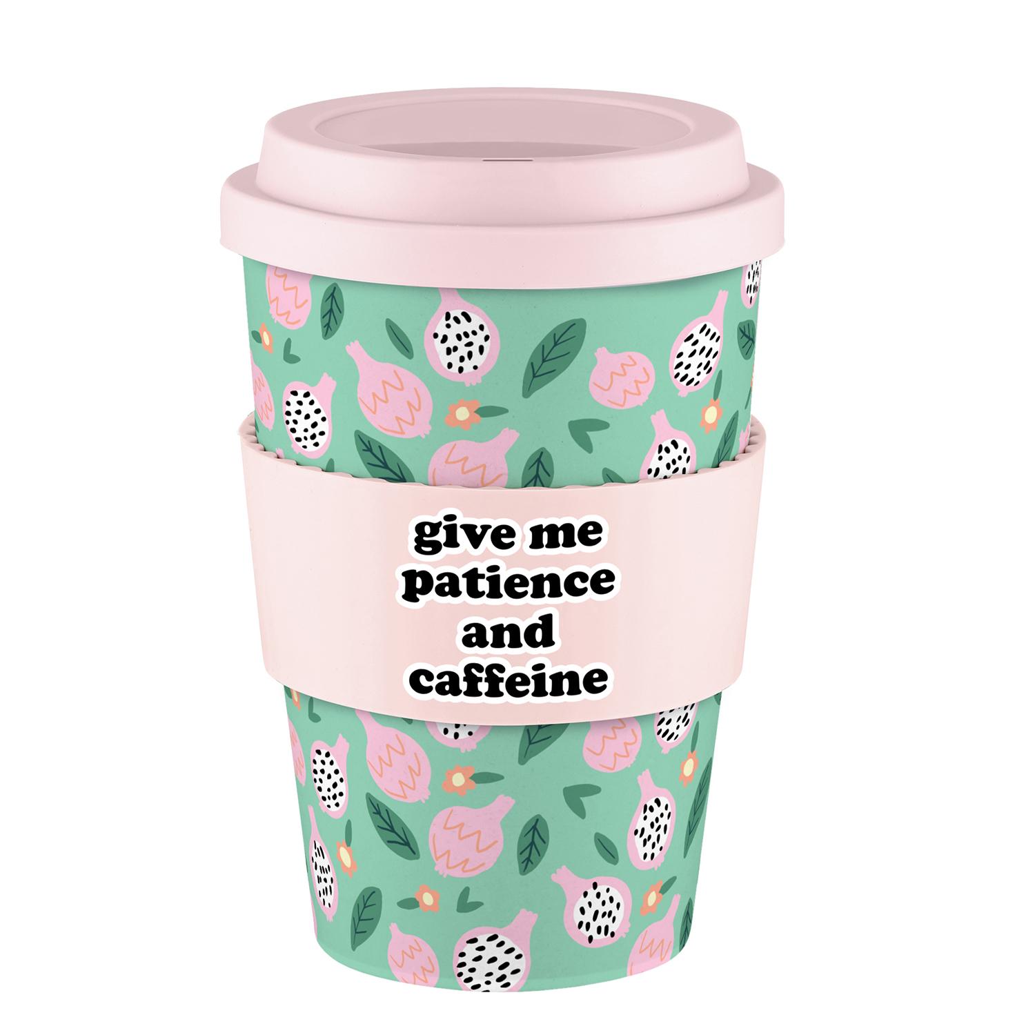 Bamboo Cup - Patience & Caffeine