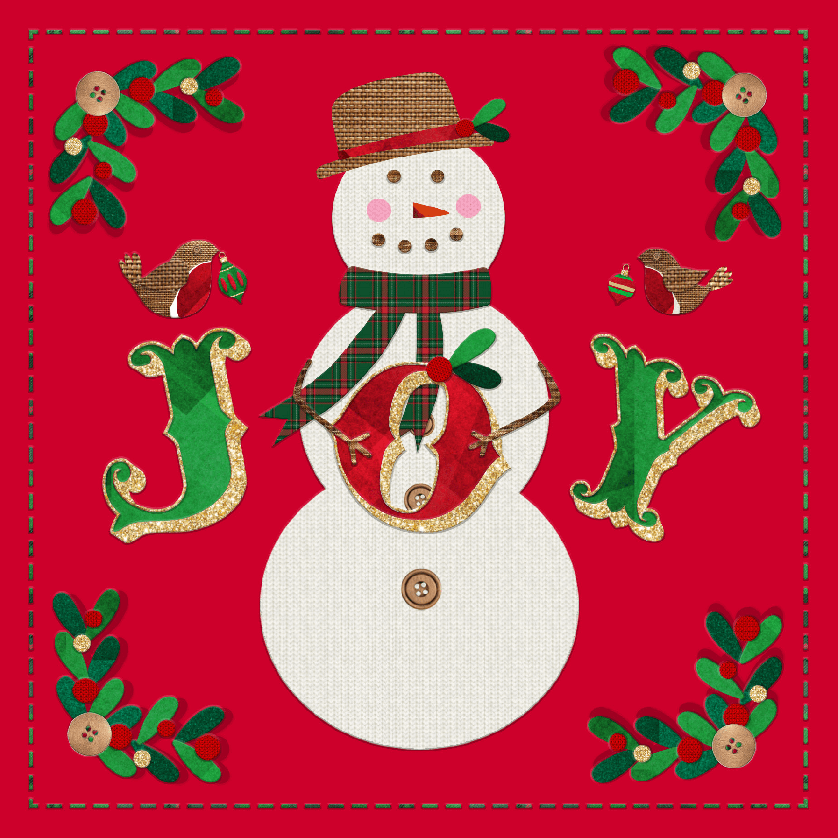 Tearfund - Joyful Snowman (Pack of 10)