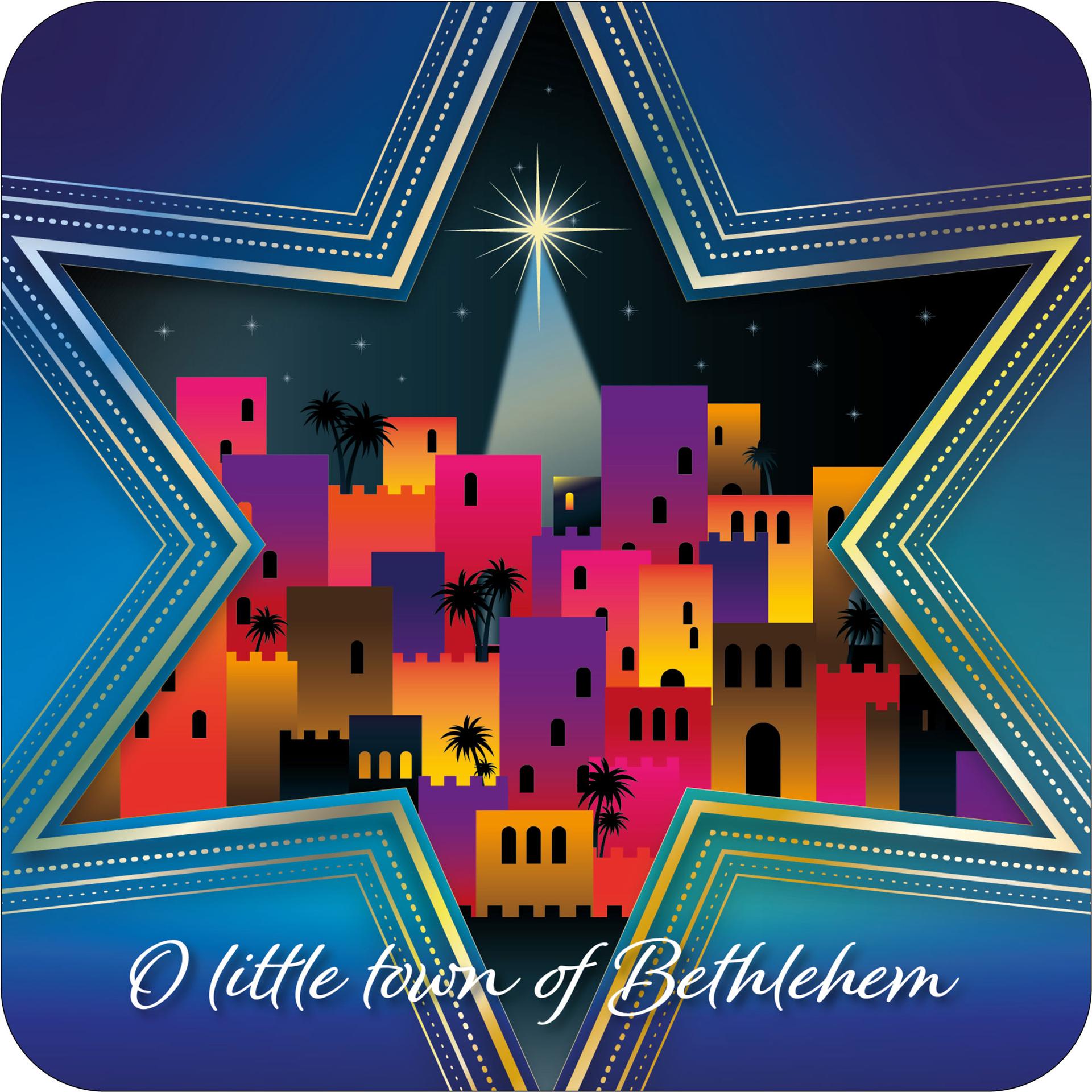 Star of Bethlehem Christmas Coaster