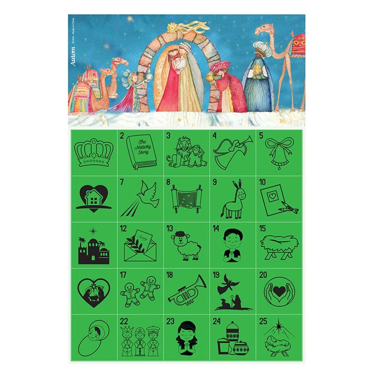 Scratch and Reveal Advent Calendar