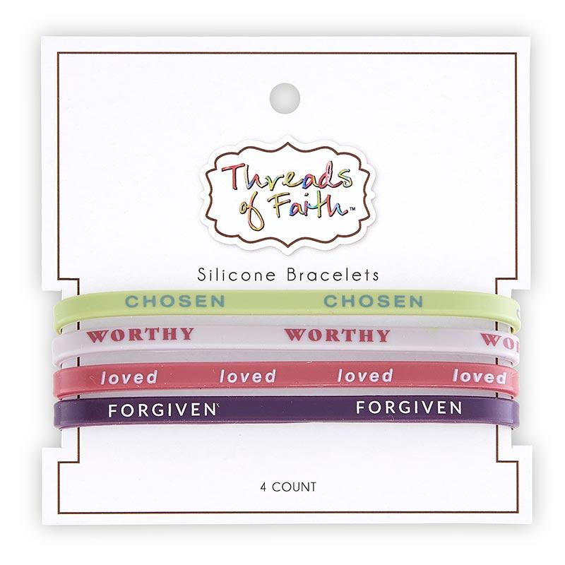 Silicone Bracelet - God Calls Me - 4 Pack