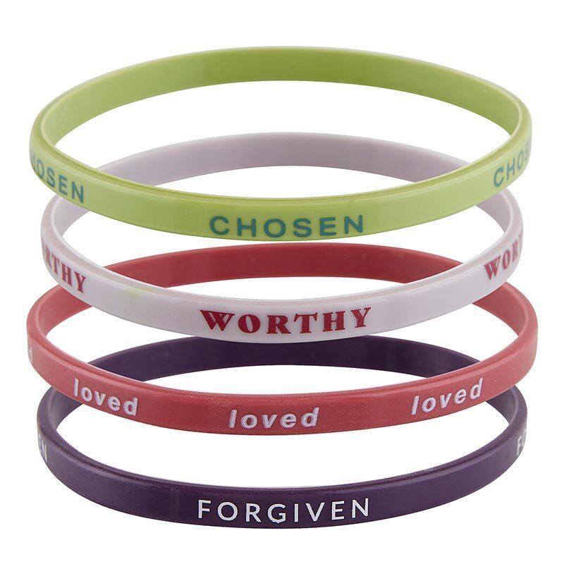Silicone Bracelet - God Calls Me - 4 Pack