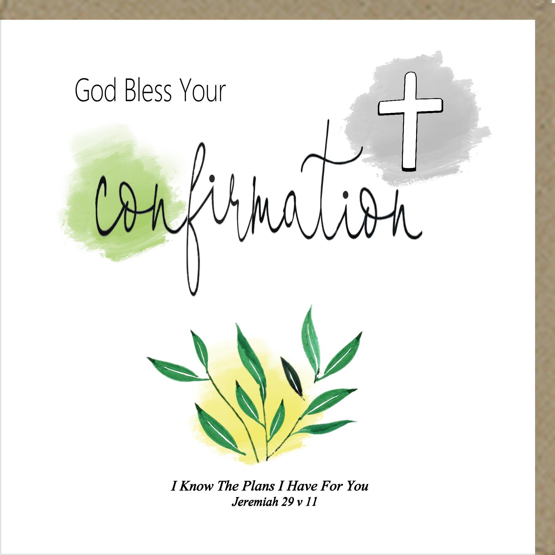 God Bless Your Confirmation Greetings Card