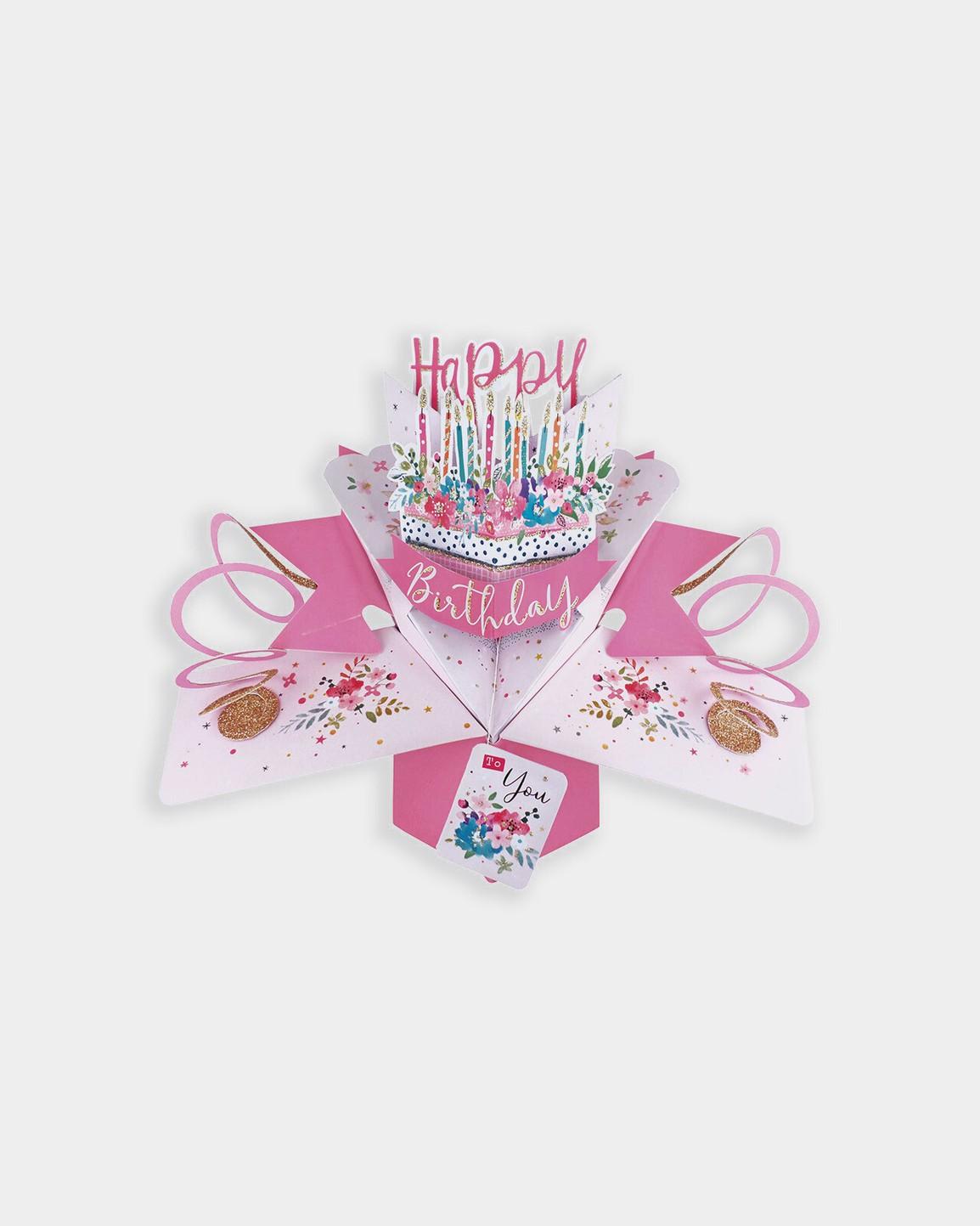 The Leprosy Mission - Birthday Cake Pop-Up Card