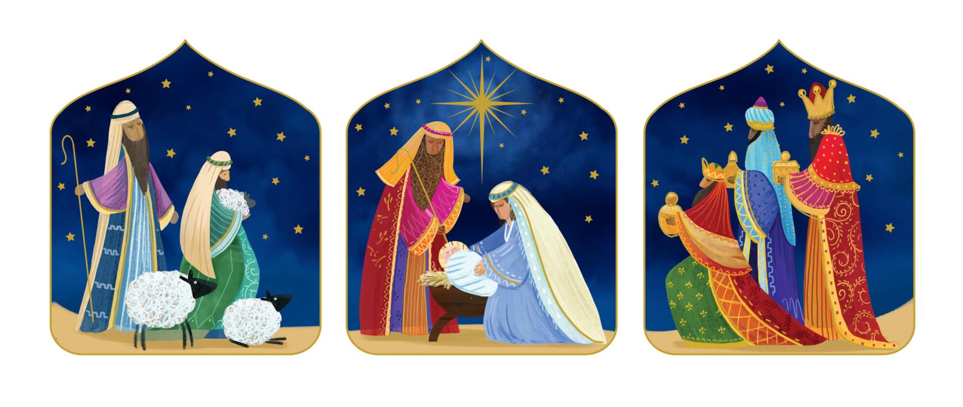TLM - Newborn King Christmas Cards (Pack of 10)