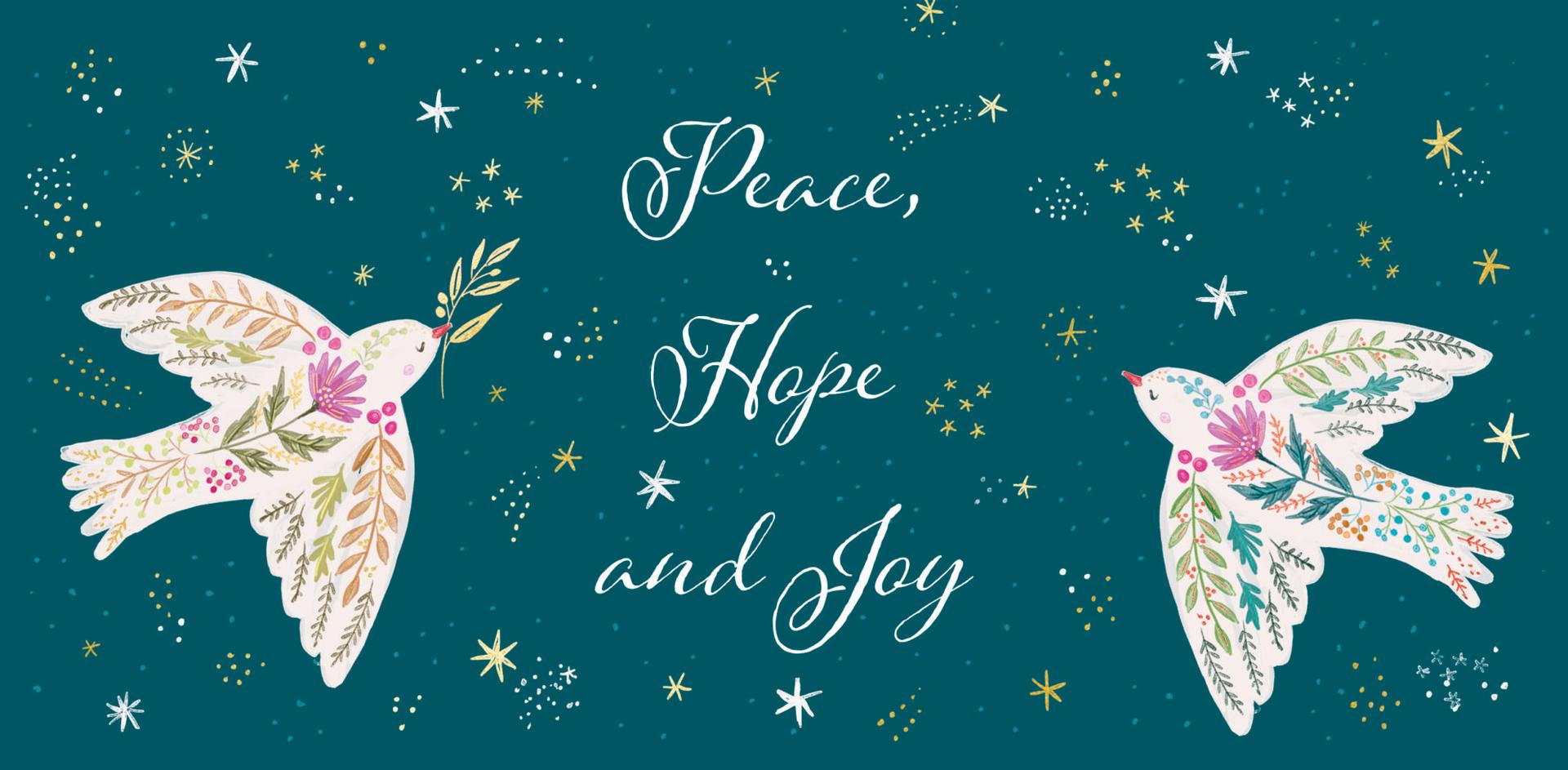 TLM - Peace, Hope and Joy Christmas Cards