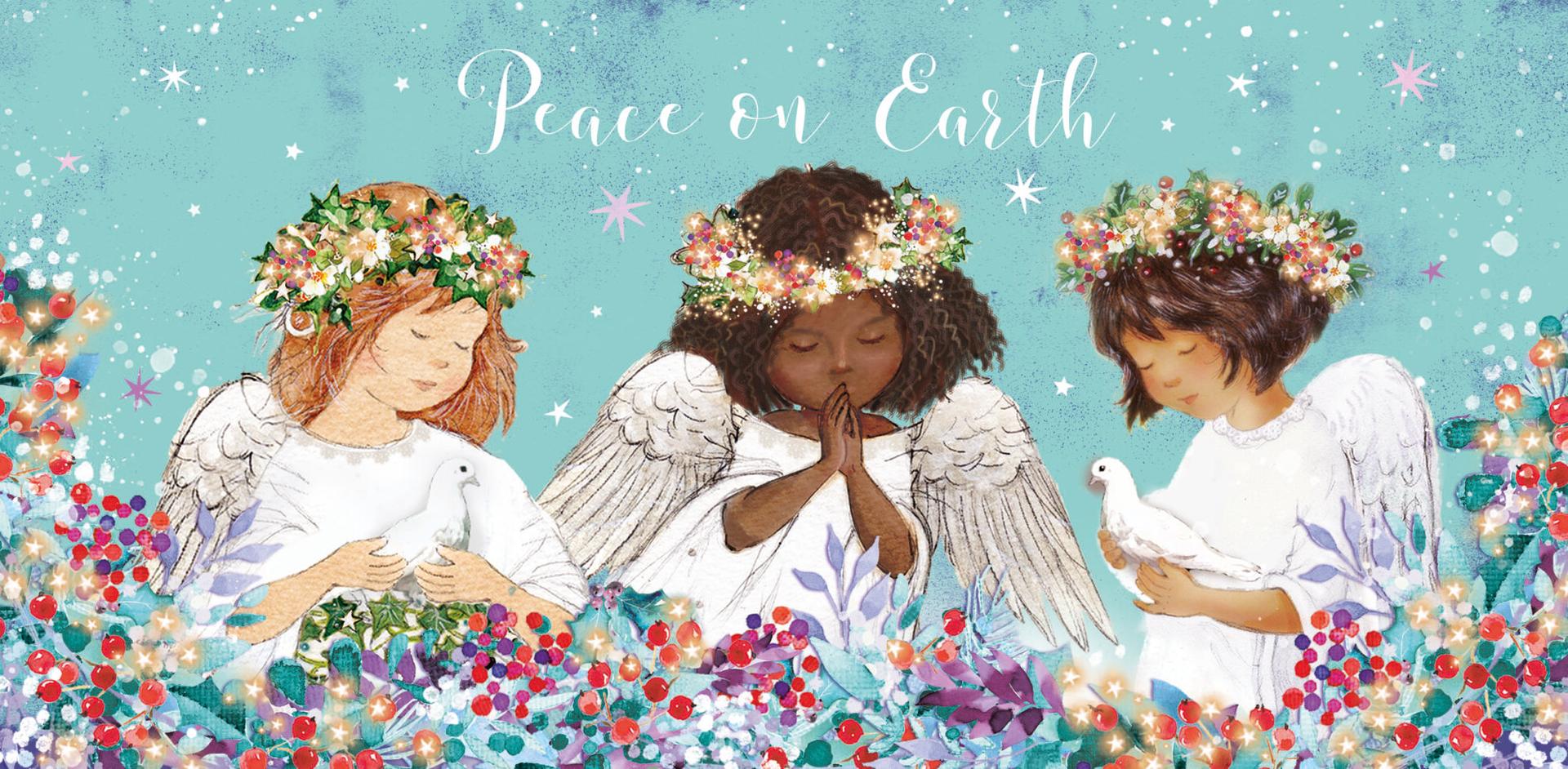 TLM – Angels Christmas Cards (Pack of 10)