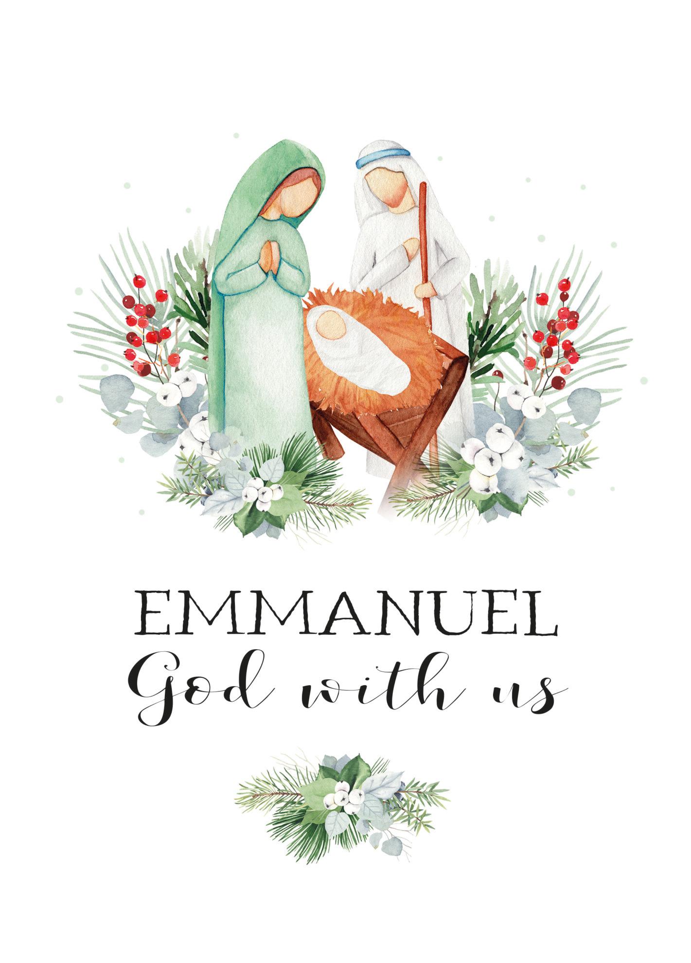 Emmanuel Christmas Cards (Pack of 10)