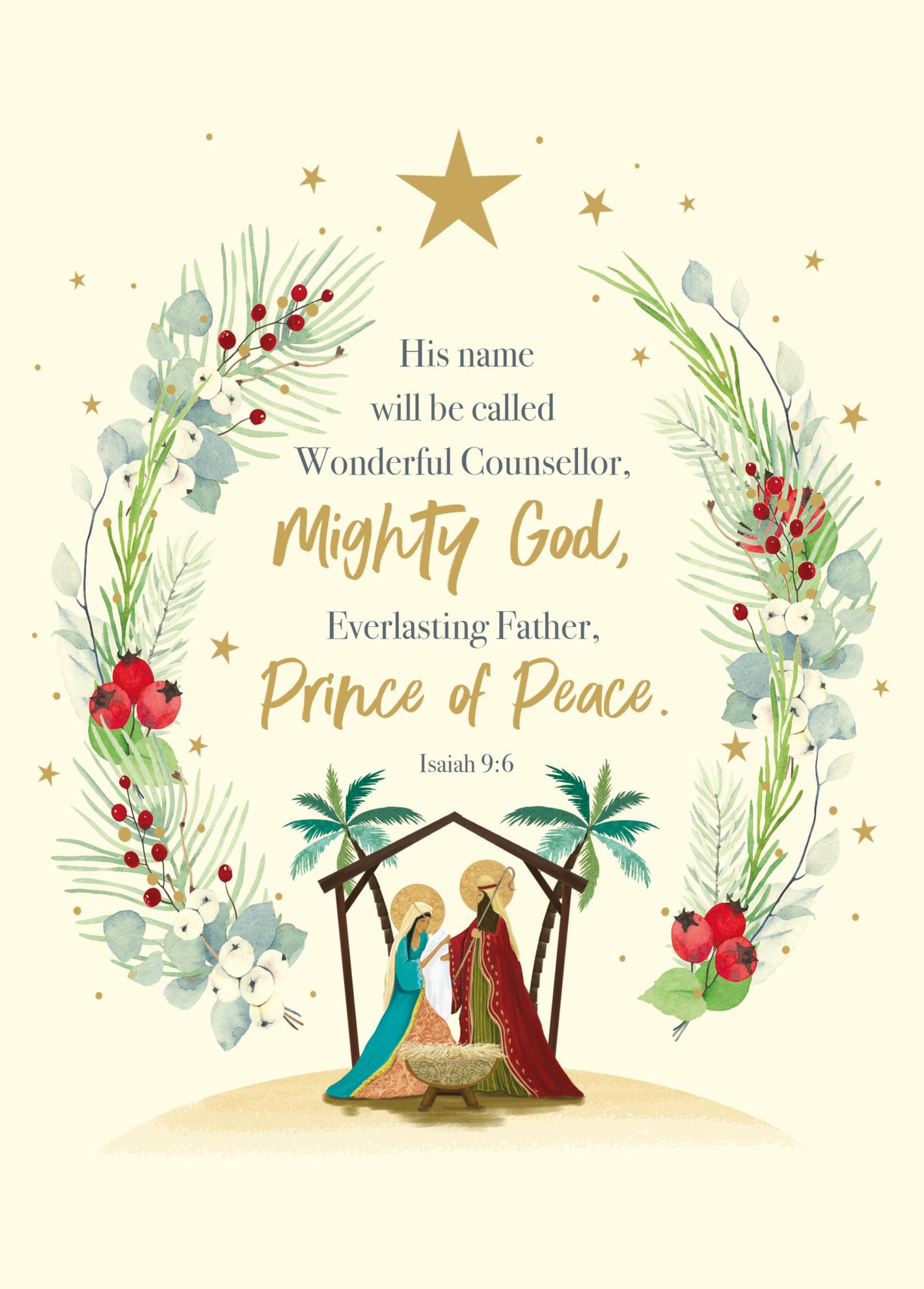 TLM - Prince of Peace Christmas Cards (Pack of 10)