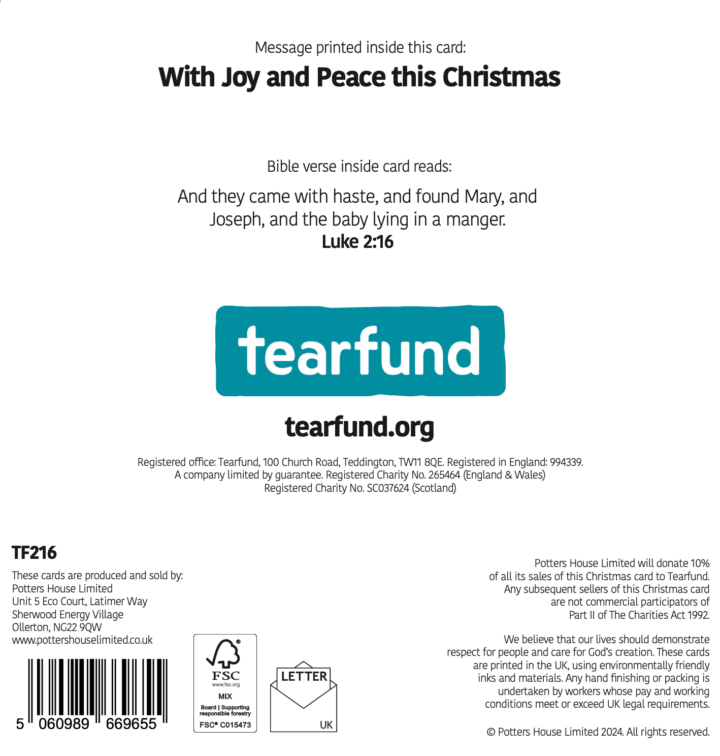 Tearfund - A Journey Afar (Pack of 10)
